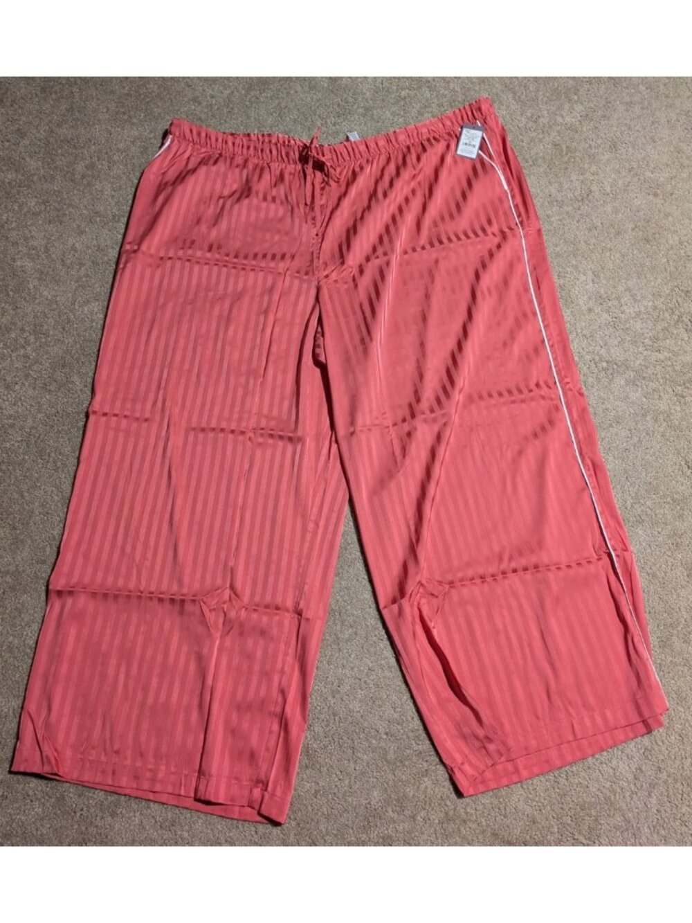Auden Ladies 3X Silky Coral Pink Pajama Pants New NWT Cozy